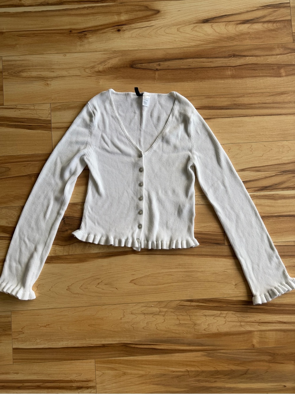 H&M Ruffle Cardigan
